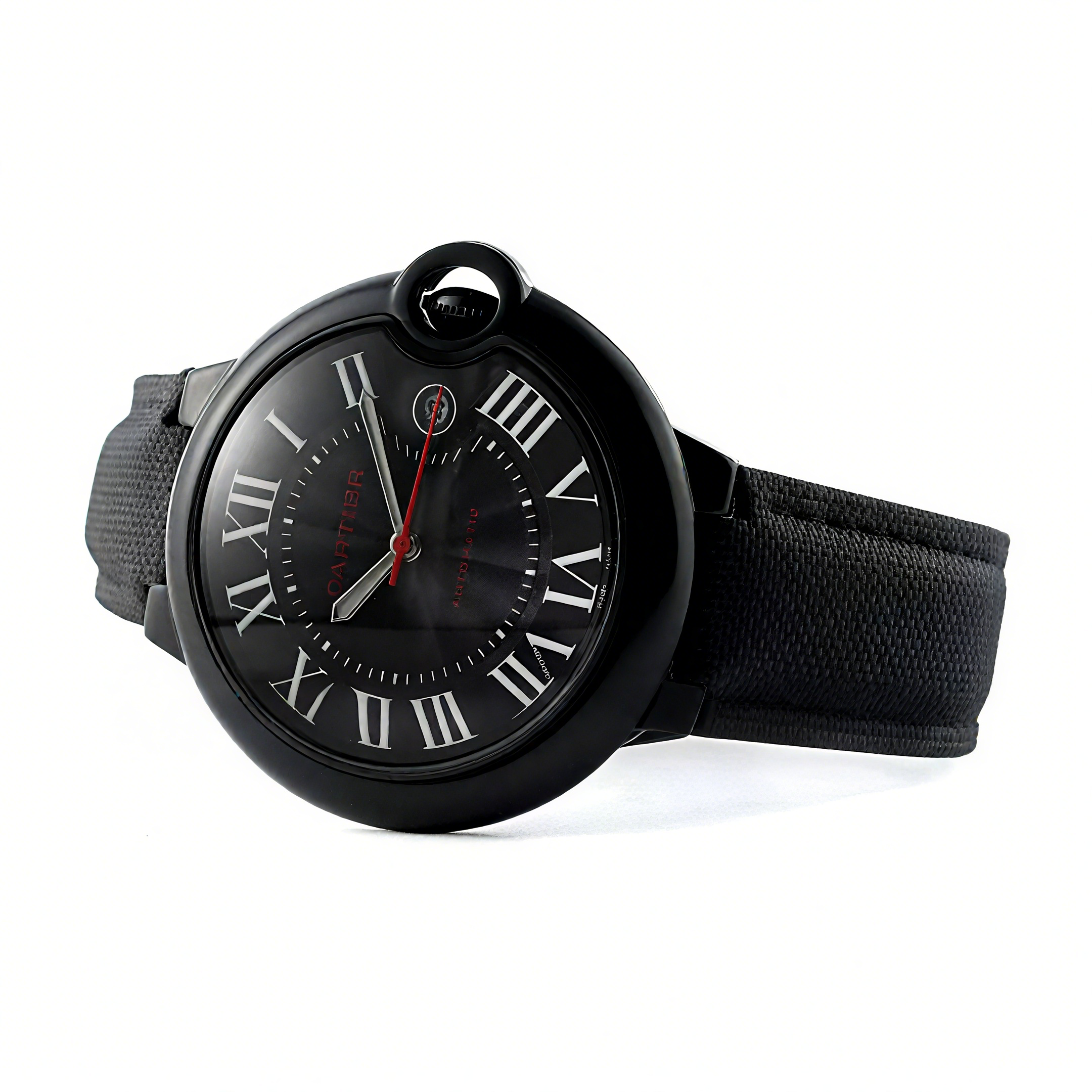 Cartier Ballon Bleu de Cartier Carbon 42mm Black Dial-fasswatch