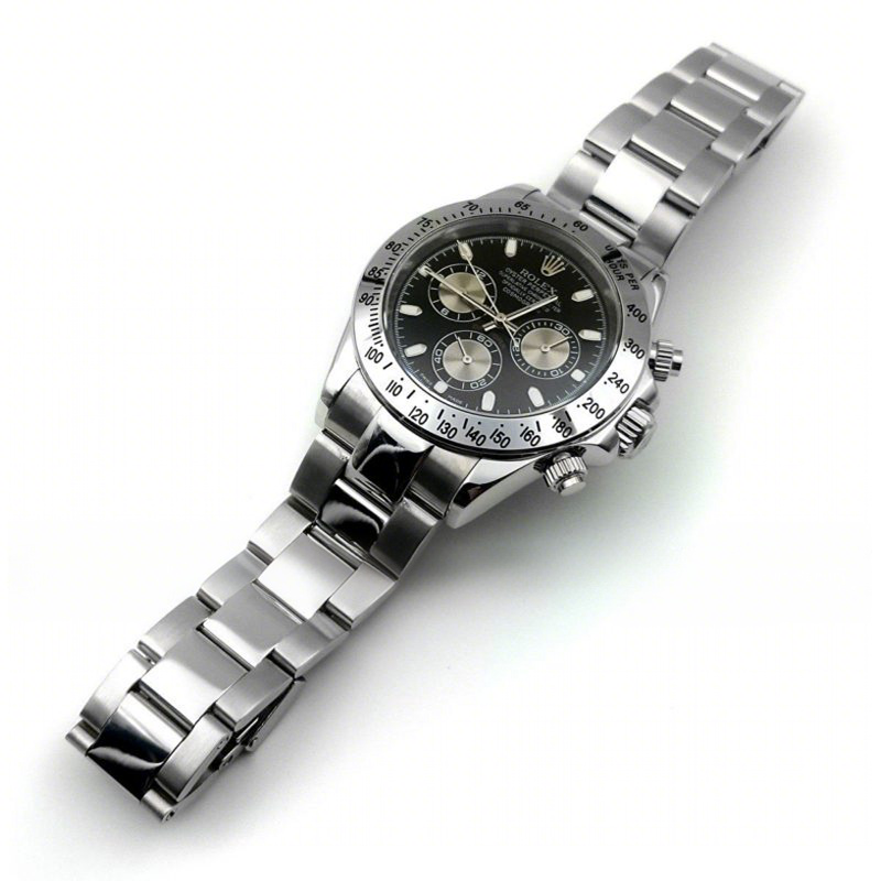 Rolex Daytona 116509 Black Dial in Steel-fasswatch