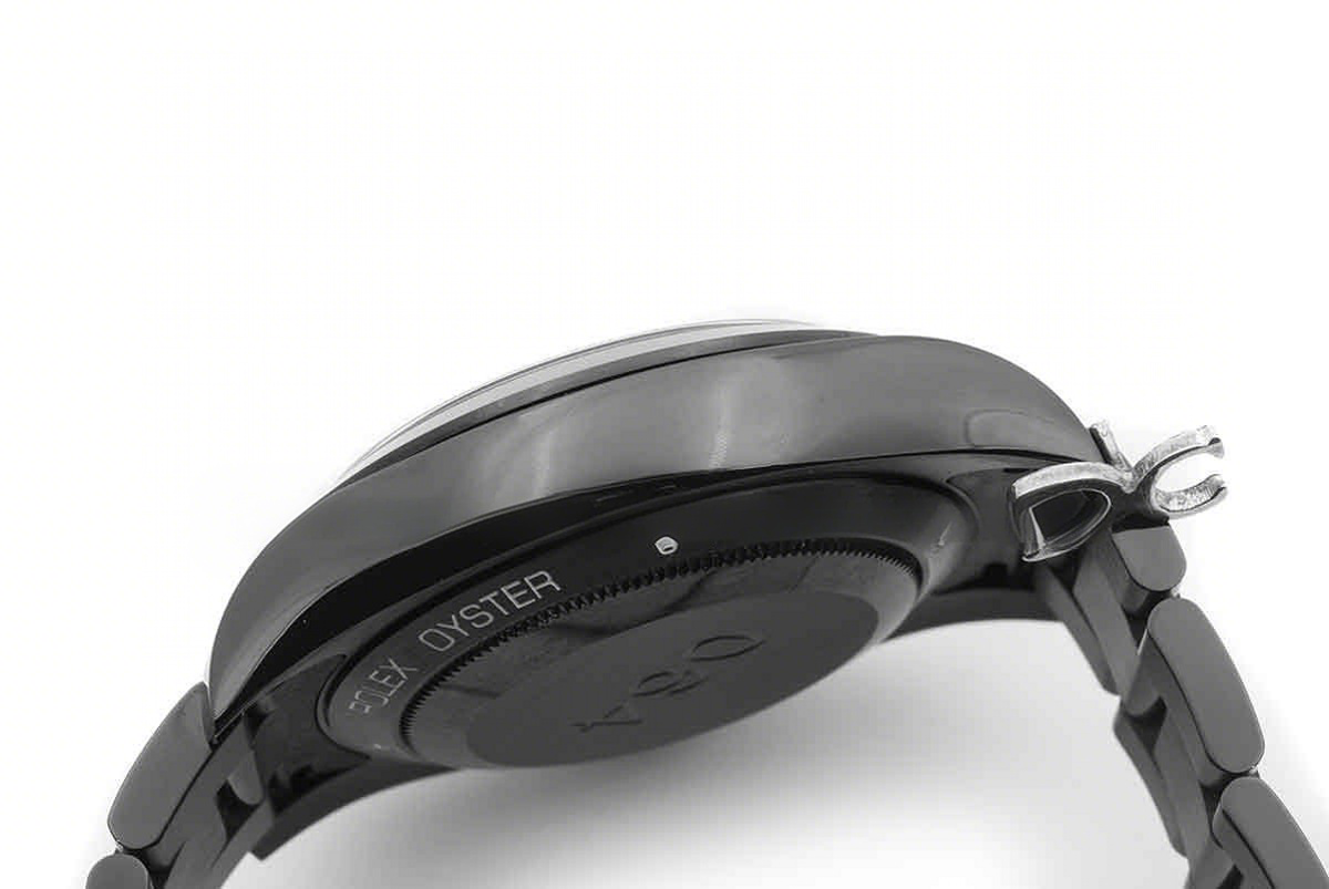 Rolex Milgauss 116400 GV Black Dial in Black DLC-fasswatch