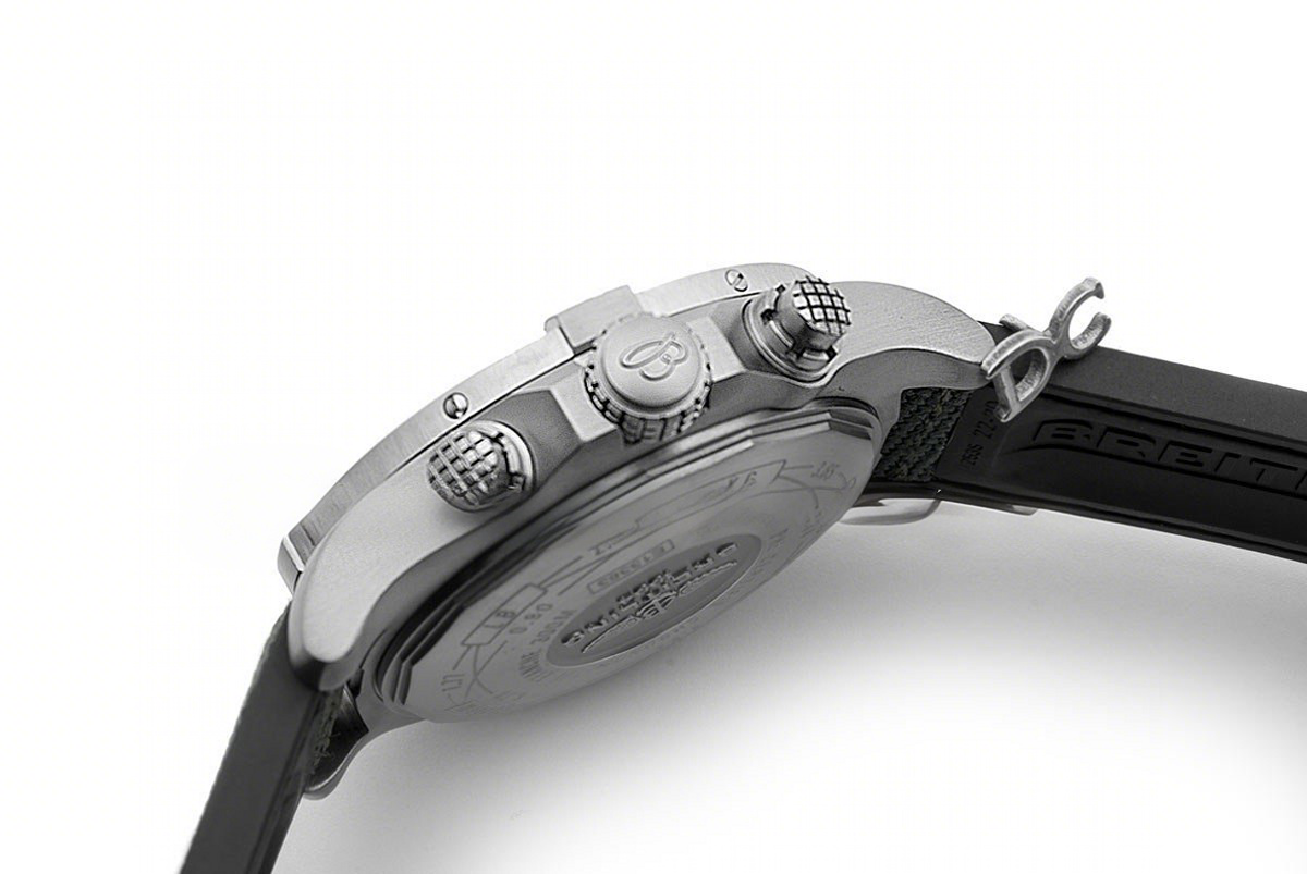 Breitling Avenger Bandit Titanium Grey Dial on Grey Nylon Strap-fasswatch