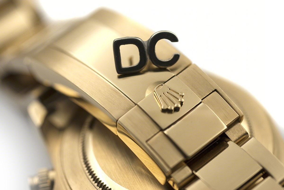 Rolex Daytona 116515 Black Dial with Yellow Gold Bracelet-fasswatch