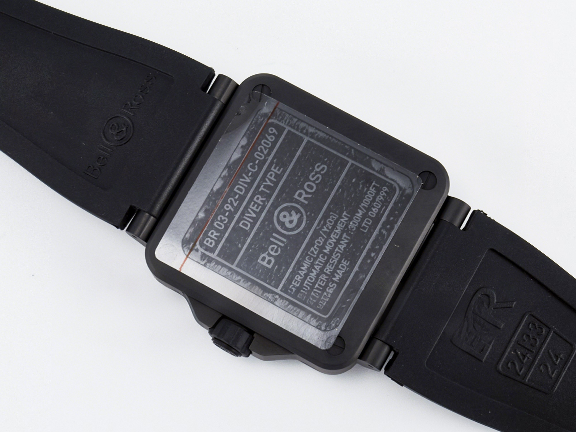 Breitling BR03A Instruments BRF 1:1 Best Edition Pale Green Dial on Black Rubber Strap A2824-fasswatch