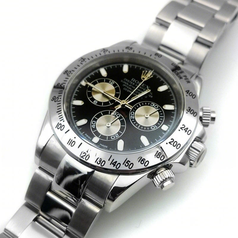 Rolex Daytona 116509 Black Dial in Steel-fasswatch