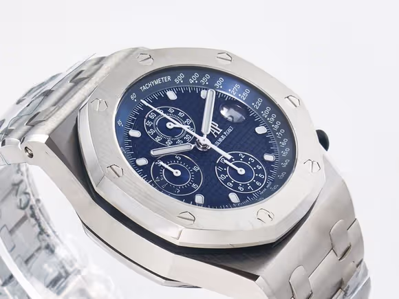 Audemars Piguet Royal Oak Offshore 42mm Re-edition SS TKF Best Edition Blue Dial on SS Bracelet A7750-fasswatch