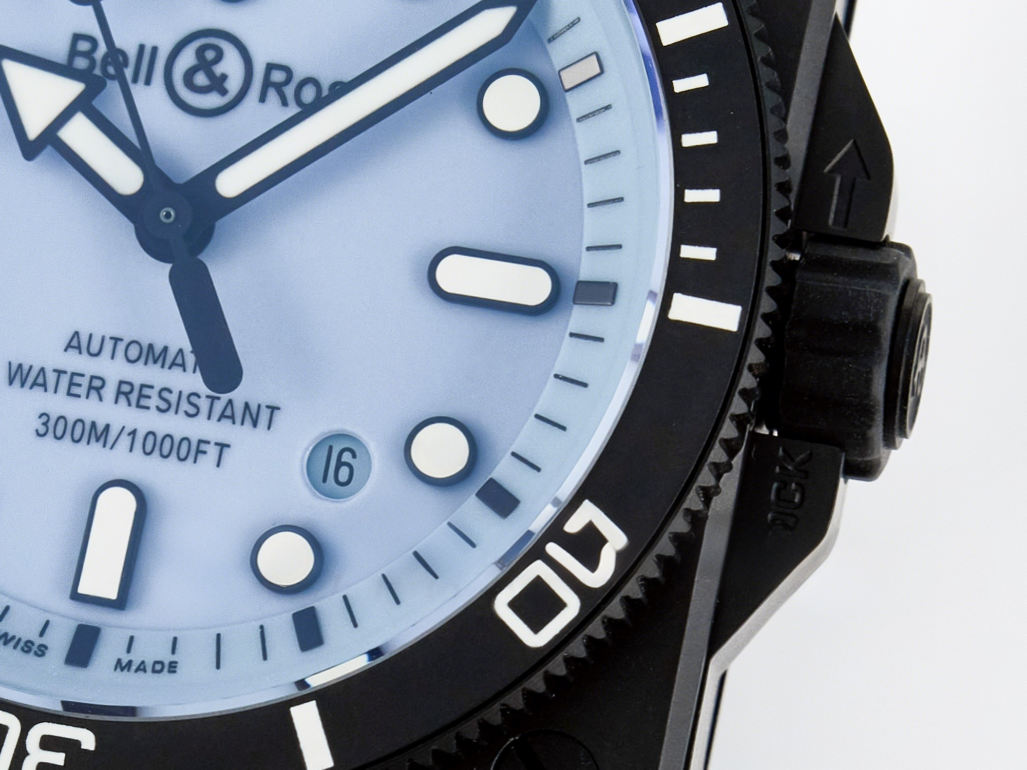 Breitling BR03A Instruments BRF 1:1 Best Edition Blue Dial on Black Rubber Strap A2824-fasswatch