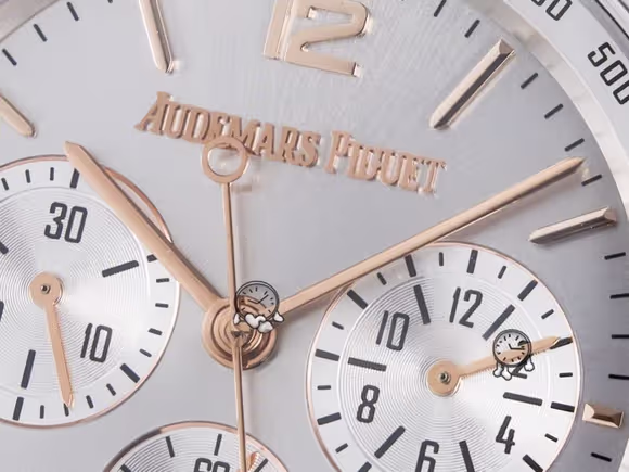 Audemars Piguet Code 11.59 Chrono 26393 SS APPF Best Edition Silver Dial on White Nylon Strap A4401-fasswatch