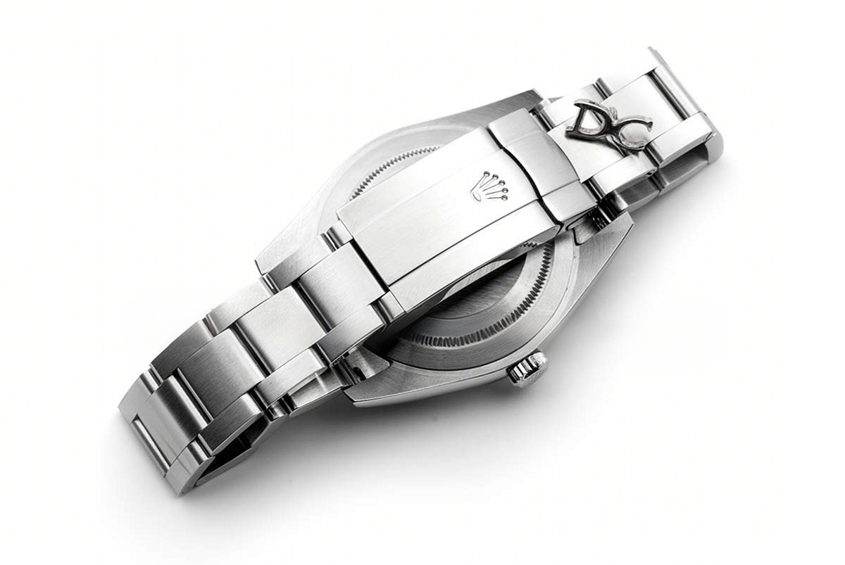 Rolex Oyster Perpetual 39mm Dark Rhodium Dial 114300DRSO-fasswatch