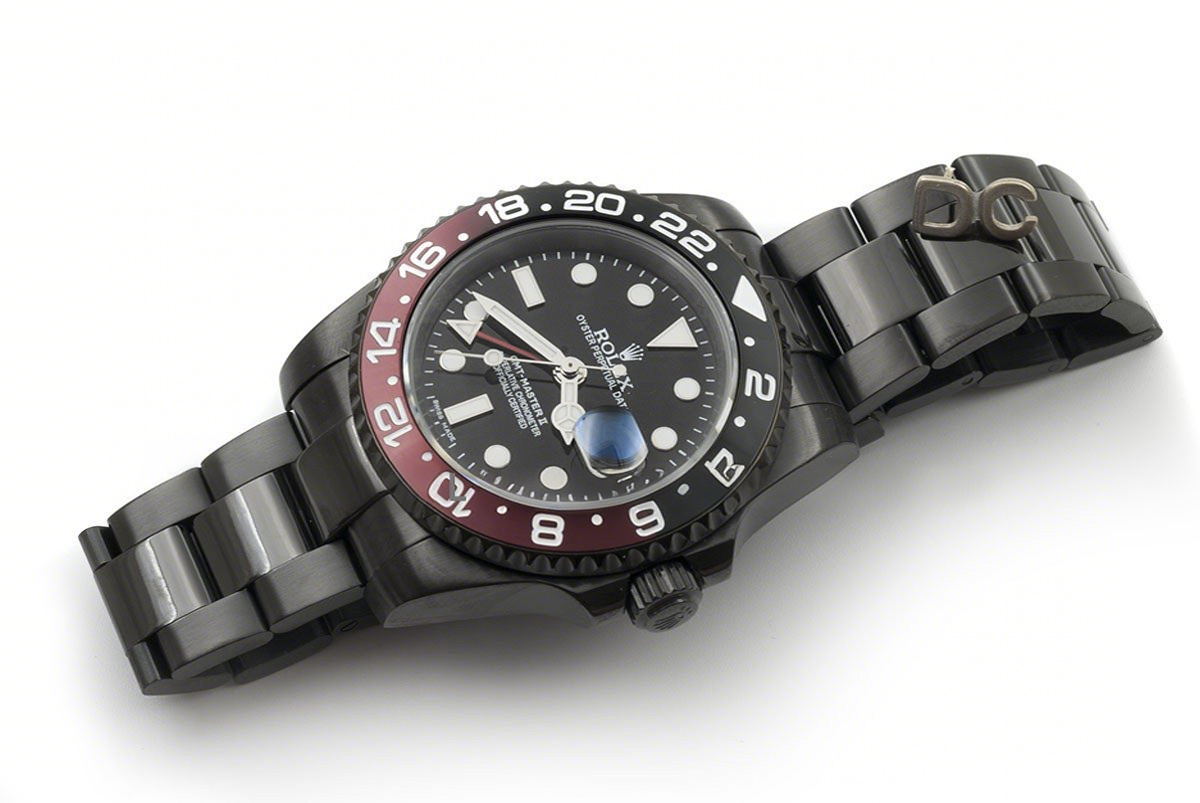 Rolex GMT Master II 116710 ‘Coke’ in PVD Black-fasswatch