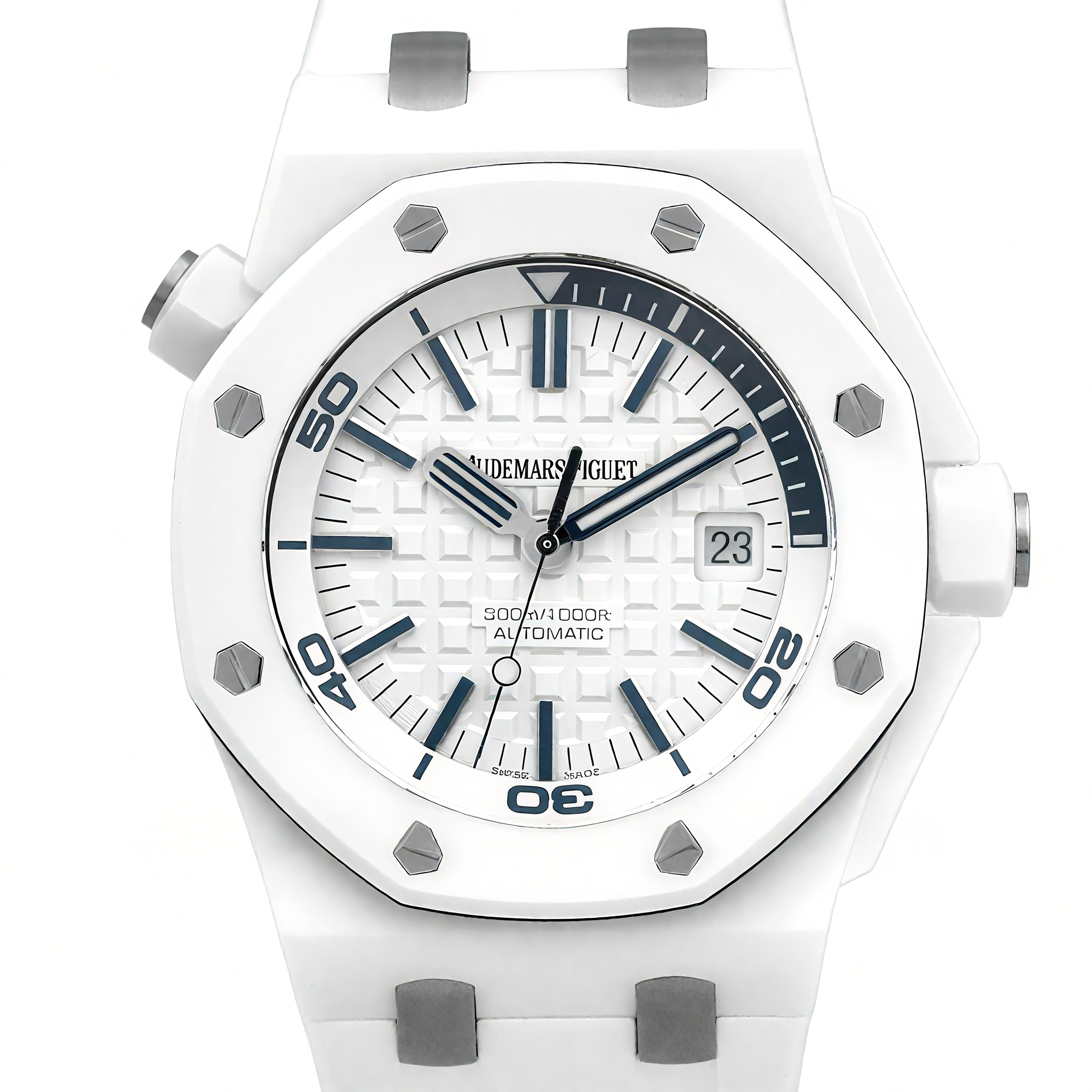 Audemars Piguet Royal Oak Offshore Diver White Ceramic-fasswatch