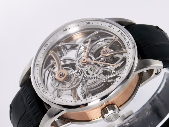 Audemars Piguet CODE 11.59 Tourbillon 26600 SS APPF Best Edition White Dial on Black Leather Strap A2948-fasswatch