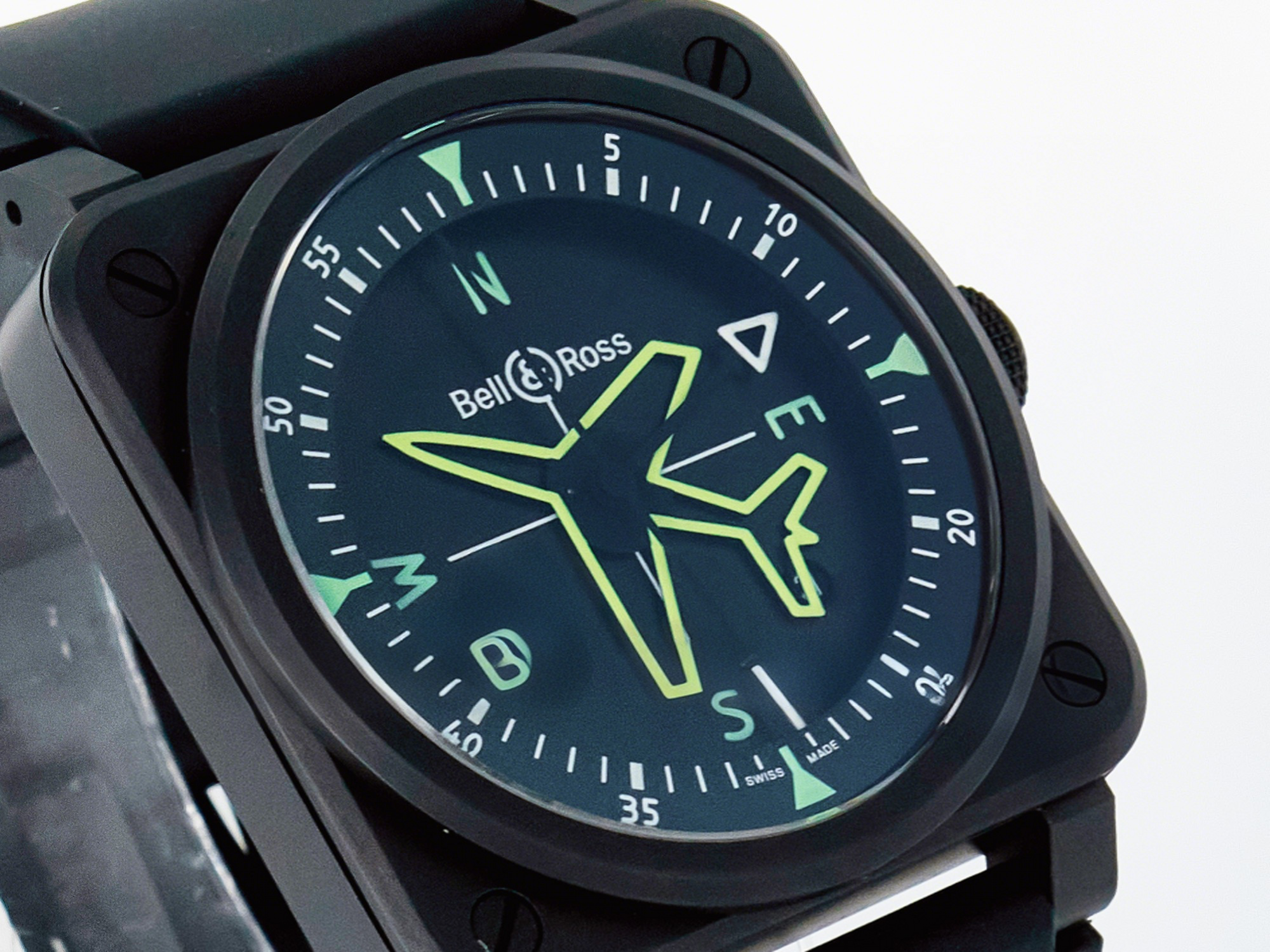 Breitling BR03A Instruments BRF 1:1 Best Edition Black Dial on Black Rubber Strap A2824-fasswatch