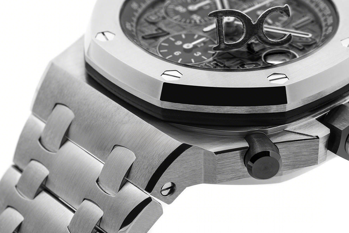 Audemars Piguet Royal Oak Offshore Grey Themes 2014 on Steel Bracelet-fasswatch