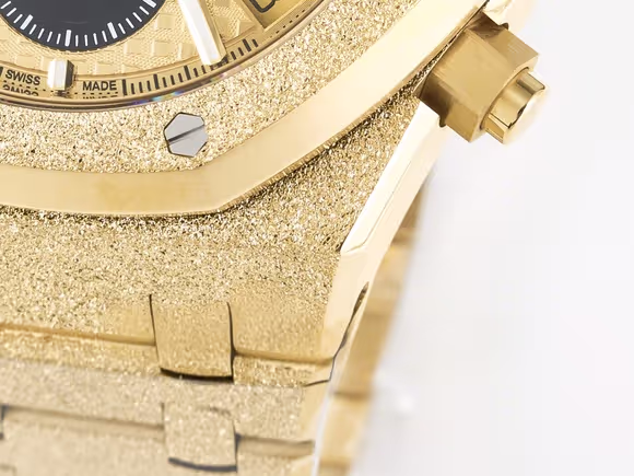 Audemars Piguet Royal Oak Chrono 26240 Frosted YG APSF 11 Best Edition YG Dial on Bracelet SA4401 Super Clone-fasswatch