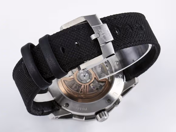 Audemars Piguet Code 11.59 Chrono 26393 SS APPF Best Edition GraySS Dial on Black Nylon Strap A4401-fasswatch