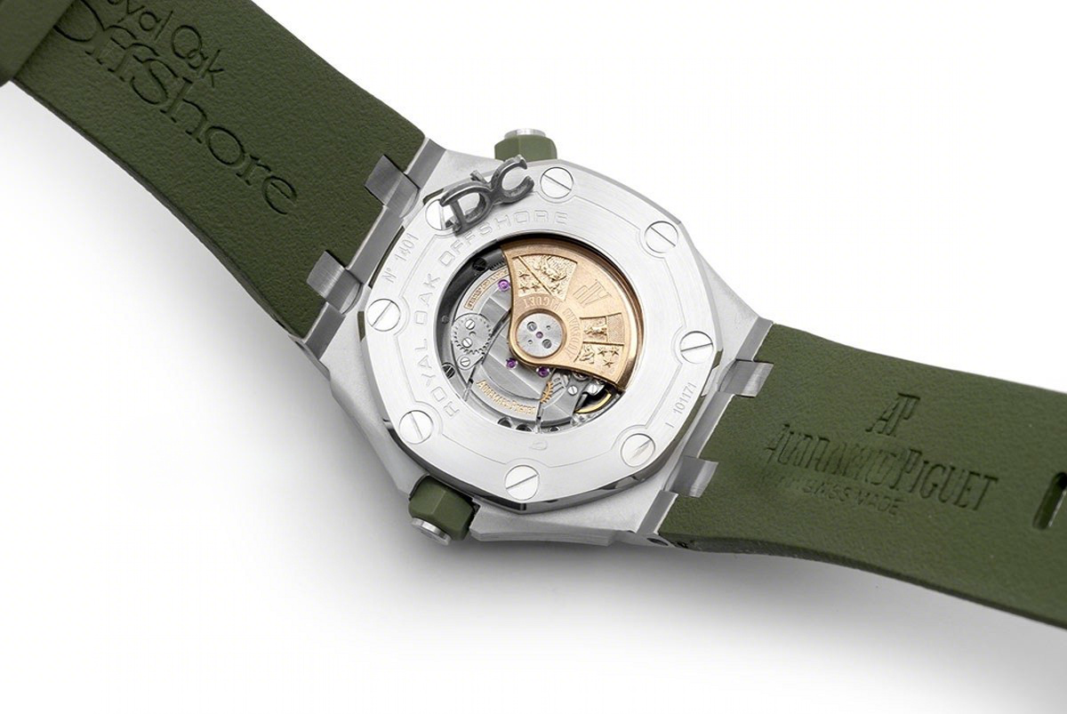 Audemars Piguet Royal Oak Offshore Diver Steel Khaki Dial 15710ST-fasswatch