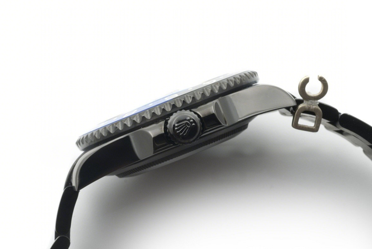 Rolex GMT Master II 116710 BLNR White Dial in PVD Black-fasswatch