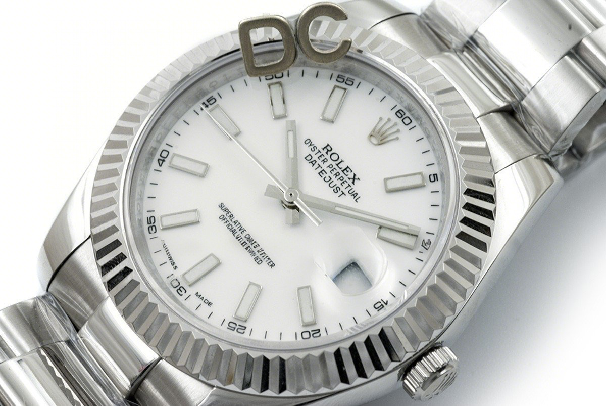 Rolex Datejust II 116300 White Dial-fasswatch