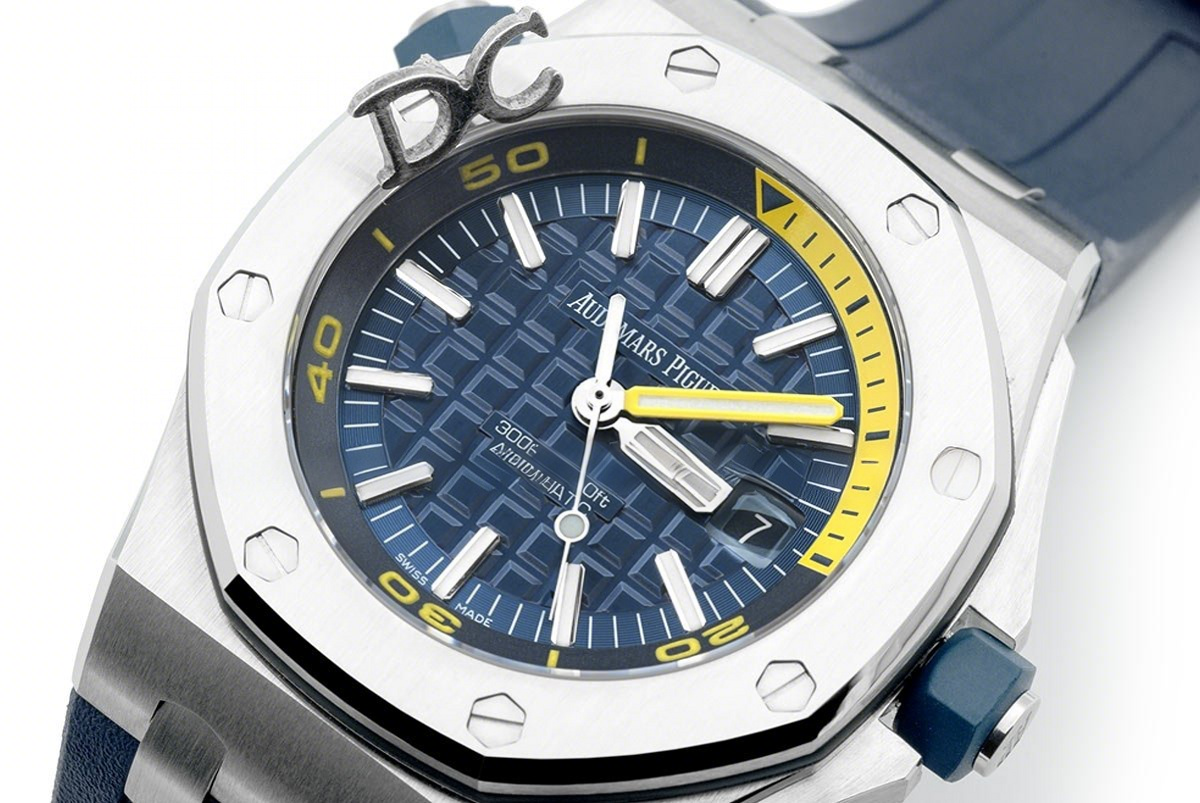 Audemars Piguet Royal Oak Offshore Diver Steel Blue Dial 15710ST SIHH 2017-fasswatch