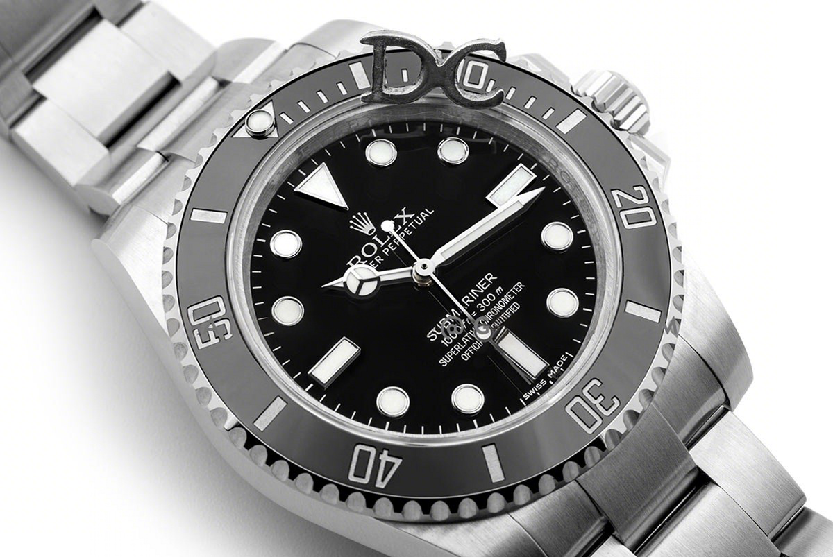 Rolex Submariner 114060 ‘No Date’ Black Ceramic-fasswatch