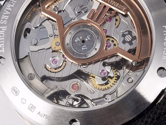 Audemars Piguet Code 11.59 Chrono 26393 SS APPF Best Edition GrayRG Dial on Black Nylon Strap A4401-fasswatch