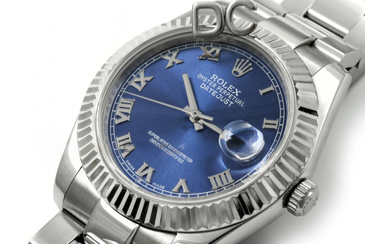 Rolex Datejust II 116300 Blue Dial Roman Numerals-fasswatch