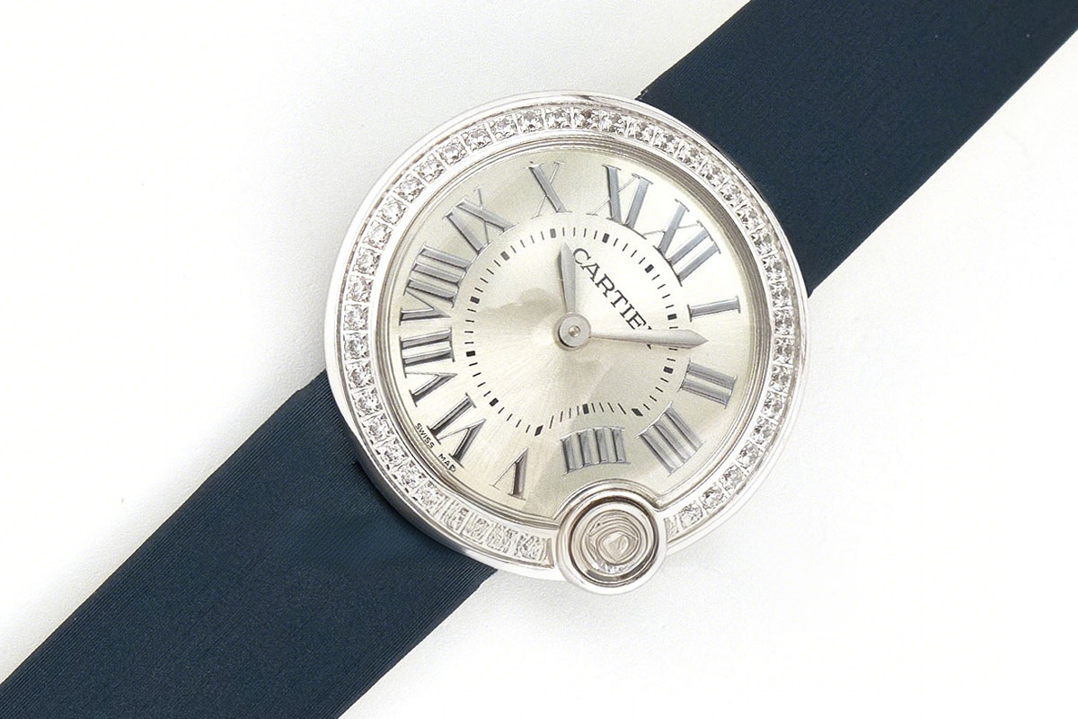 Cartier Ballon Blanc 30mm Silver Dial in Steel-fasswatch
