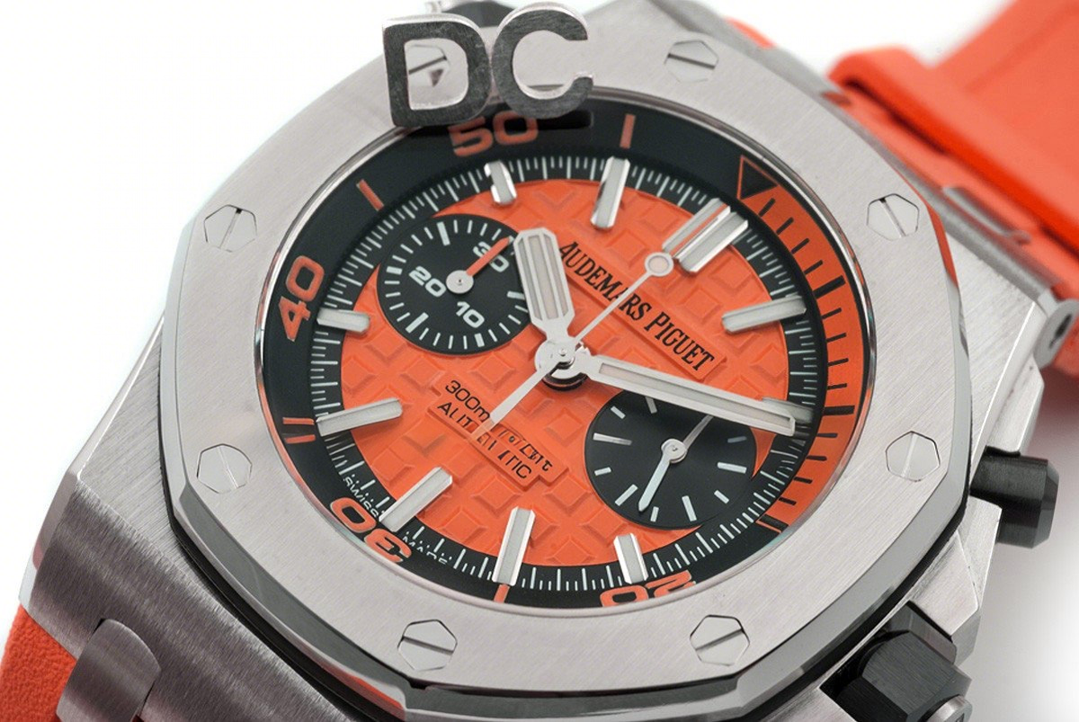 Audemars Piguet Royal Oak Offshore Diver Chronograph in Orange-fasswatch
