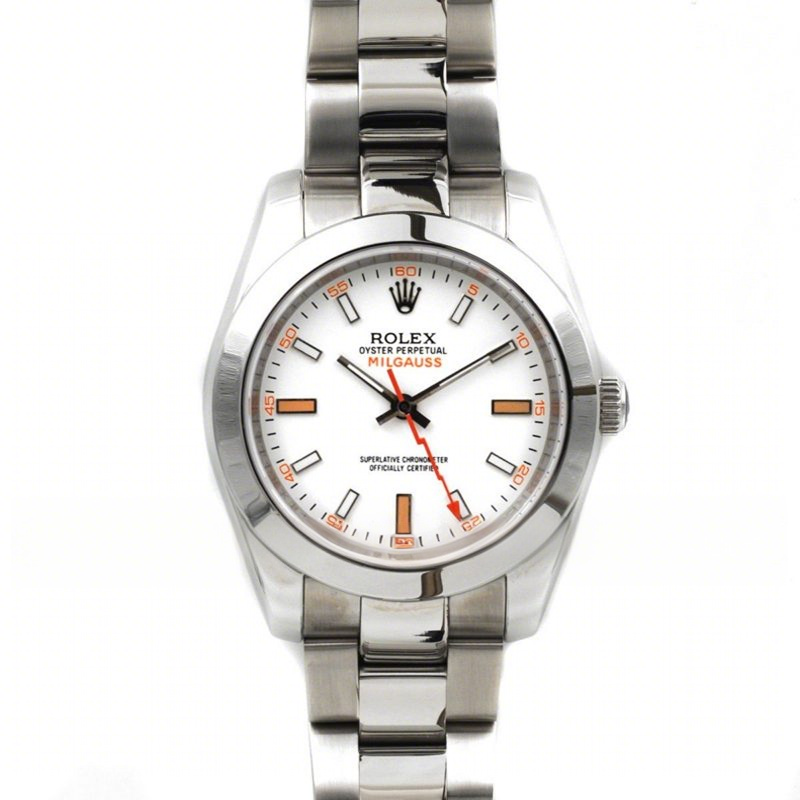 Rolex Milgauss 116400 White Dial-fasswatch
