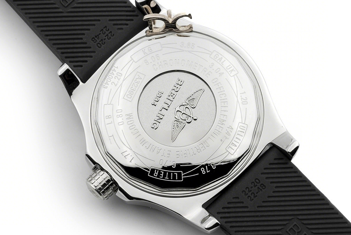 Breitling Avenger II GMT Black Dial in Steel-fasswatch