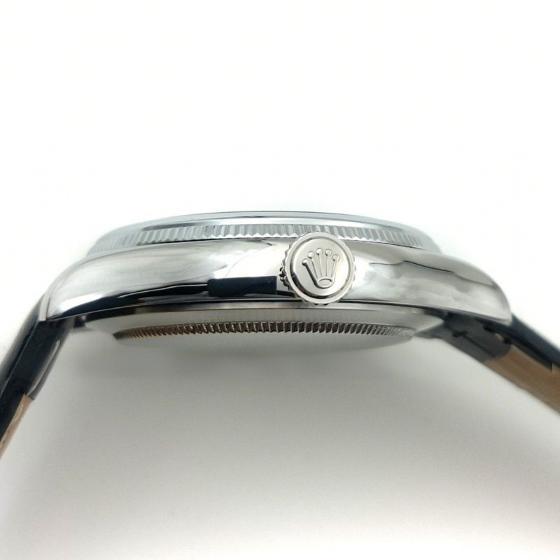 Rolex Cellini Time in White Gold 50509 (Black Dial)-fasswatch