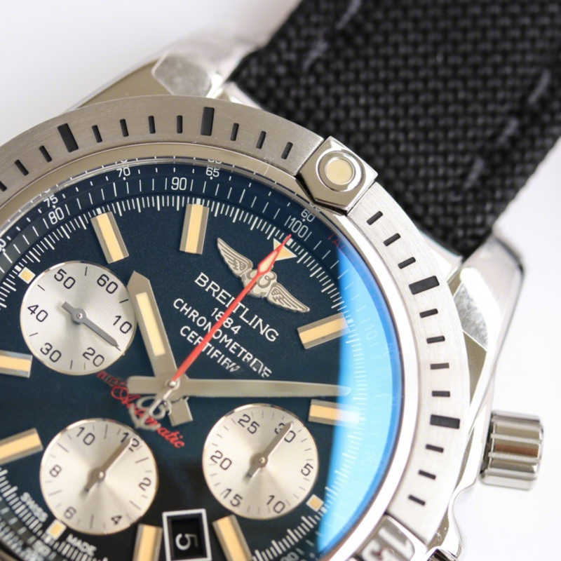 Breitling Chronomat 44 Airborne 30th Anniversary Black Dial Ref: AB01154G-BD13-fasswatch