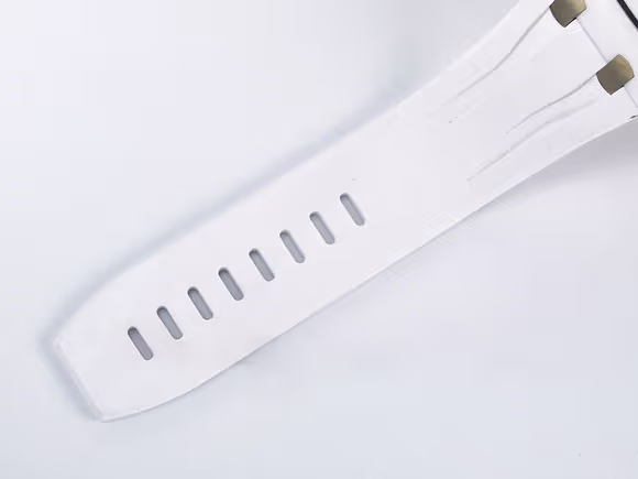 Audemars Piguet Royal Oak Offshore 44mm White Ceramic TKF 11 Best Edition White Dial on White Rubber Strap A3126-fasswatch