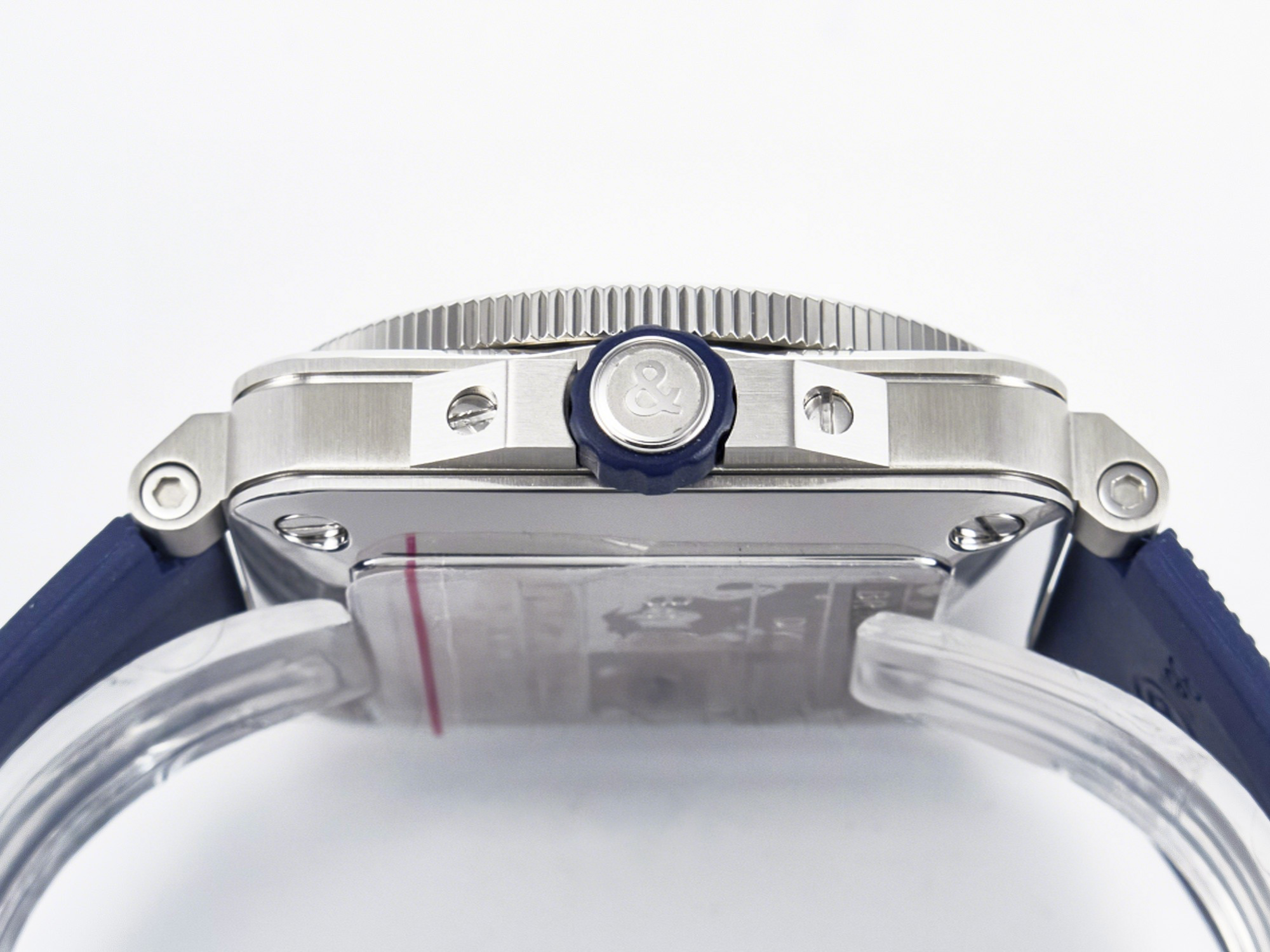 Breitling BR03-92 Diver BRF 1:1 Best Edition Blue Dial on Blue Rubber Strap A2824-fasswatch