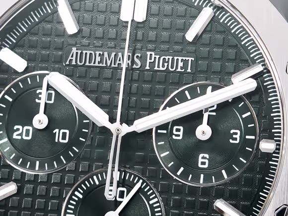 Audemars Piguet Royal Oak Chrono 26240 SS APSF 11 Best Edition Green Dial on SS Bracelet SA4401 Super Clone-fasswatch