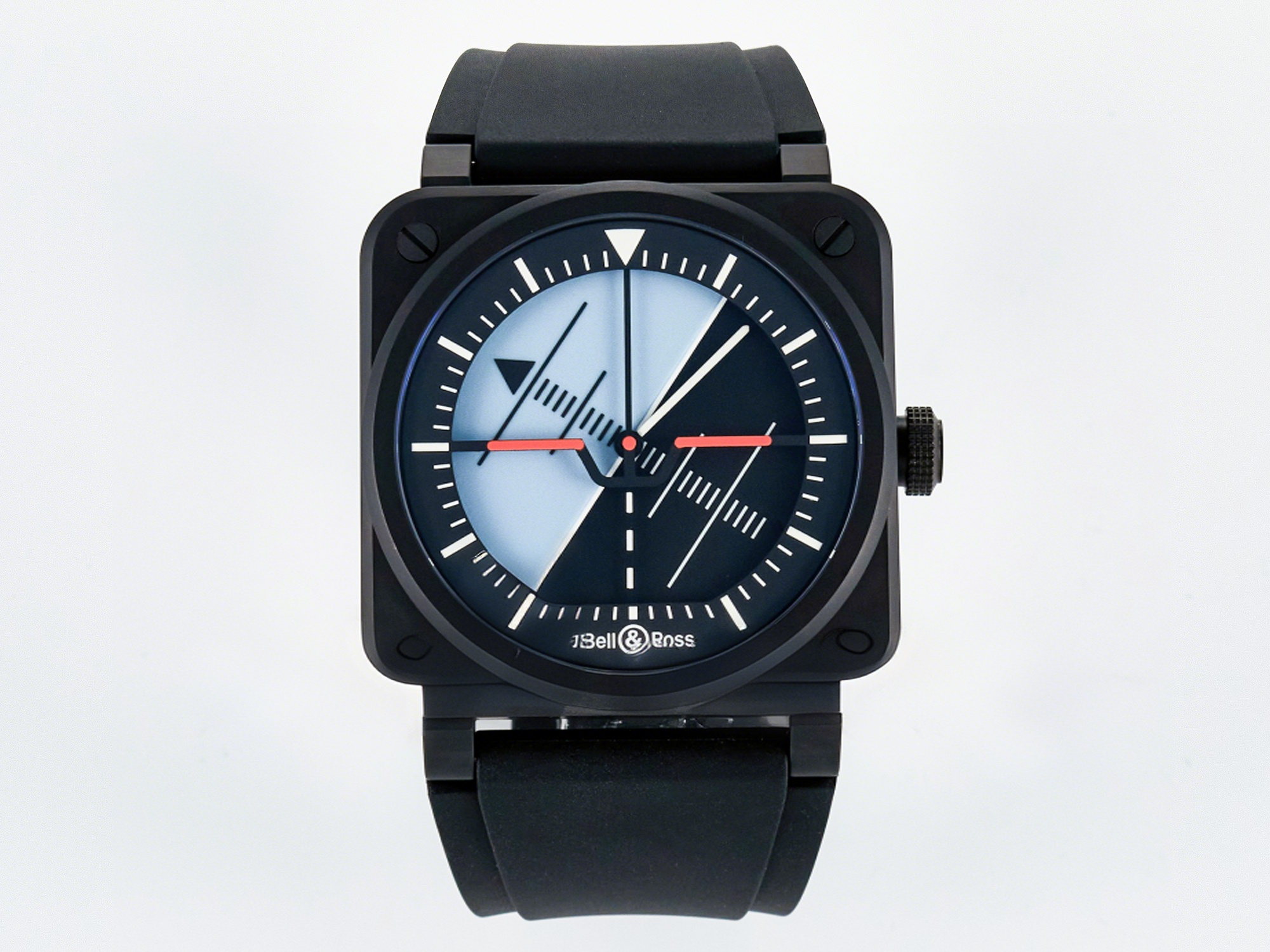 Breitling BR03A Instruments BRF 1:1 Best Edition Blue/Black Dial on Black Rubber Strap A2824-fasswatch