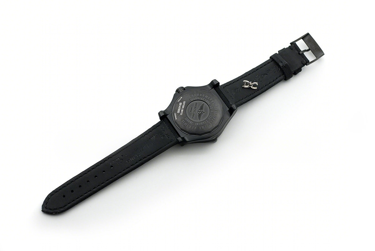 Breitling Avenger Seawolf Blacksteel Yellow DLC-fasswatch