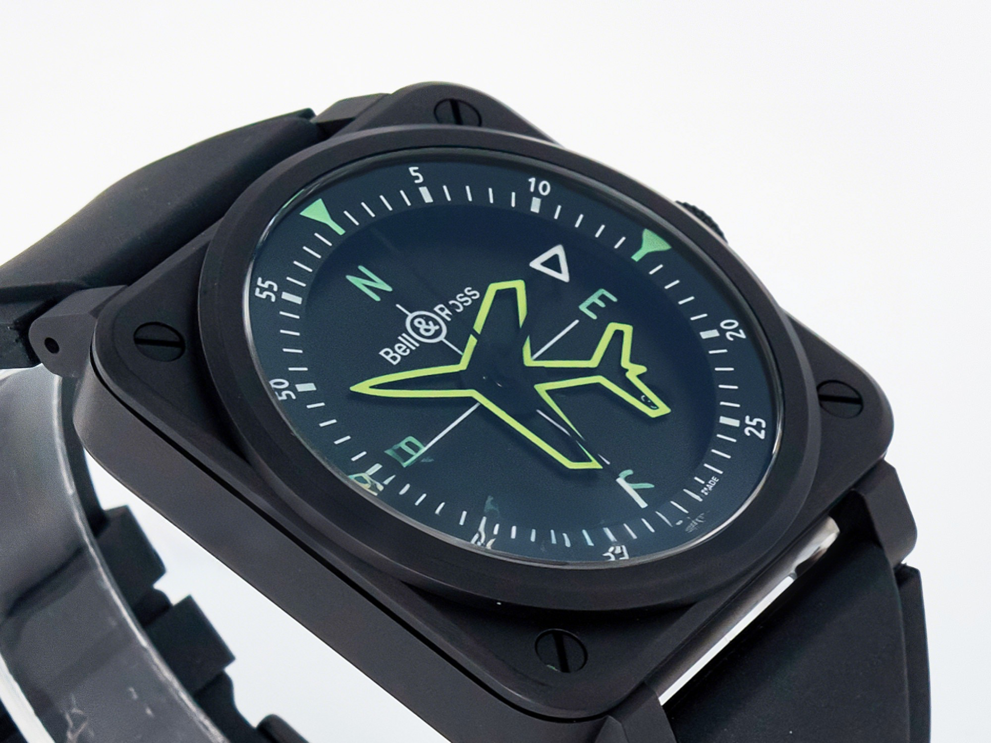 Breitling BR03A Instruments BRF 1:1 Best Edition Black Dial on Black Rubber Strap A2824-fasswatch