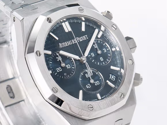 Audemars Piguet Royal Oak Chrono 26240 SS APSF 11 Best Edition Blue Dial on SS Bracelet SA4401 Super Clone-fasswatch