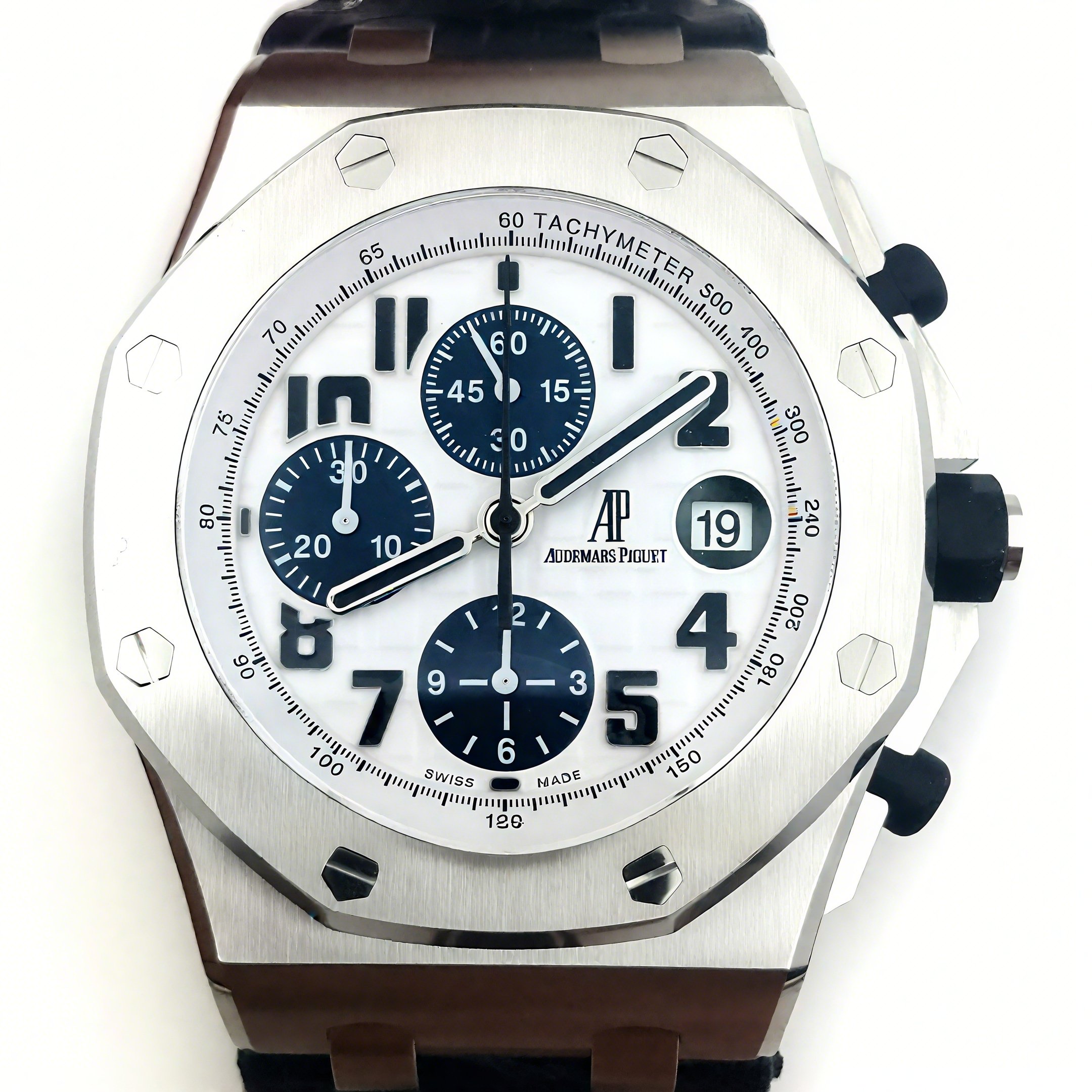 Audemars Piguet Royal Oak Offshore Navy Themes Ref: 26170ST-fasswatch