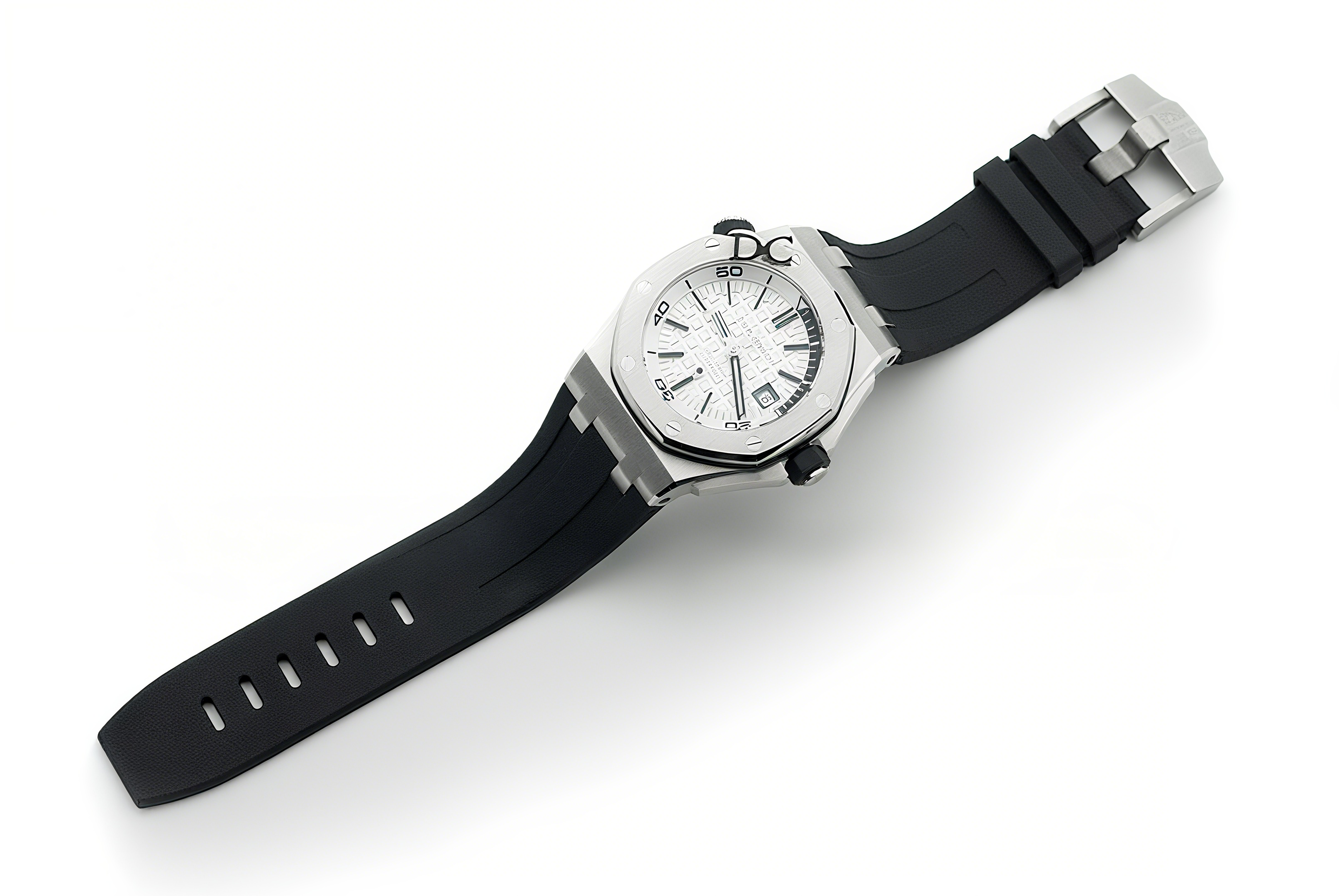 Audemars Piguet Royal Oak Offshore Diver Steel White Dial-fasswatch