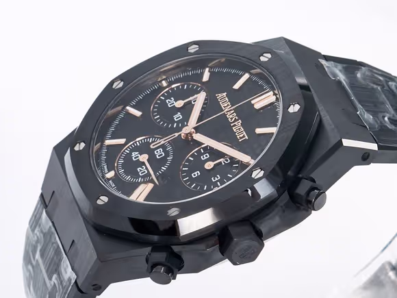 Audemars Piguet Royal Oak Chrono 26240 Black Ceramic APSF 11 Best Edition on Ceramic Bracelet SA4401 Super Clone-fasswatch