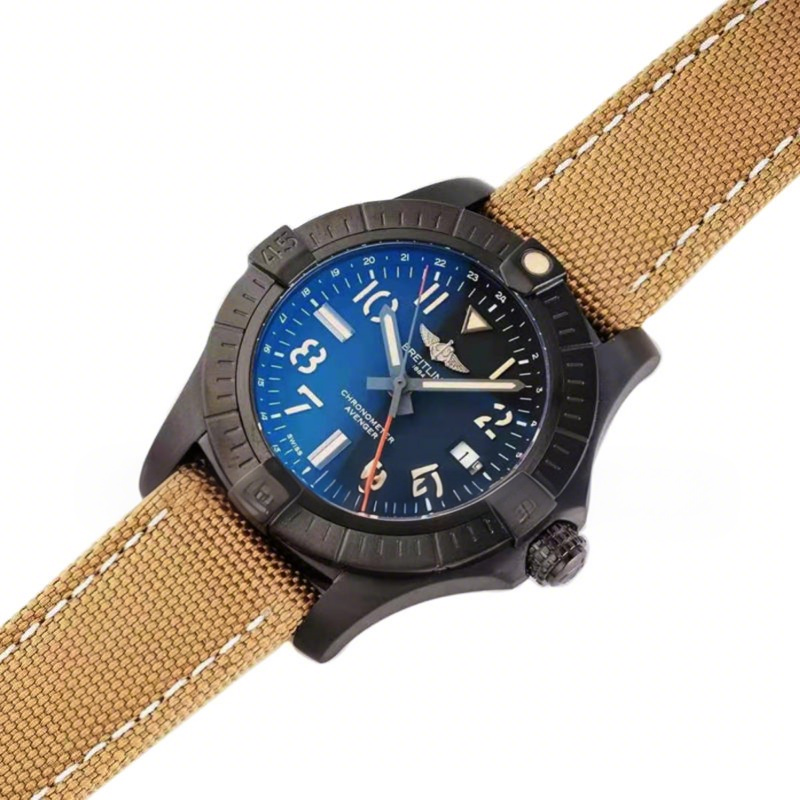 Breitling Avenger Automatic GMT 45 Seawolf Night Mission-fasswatch