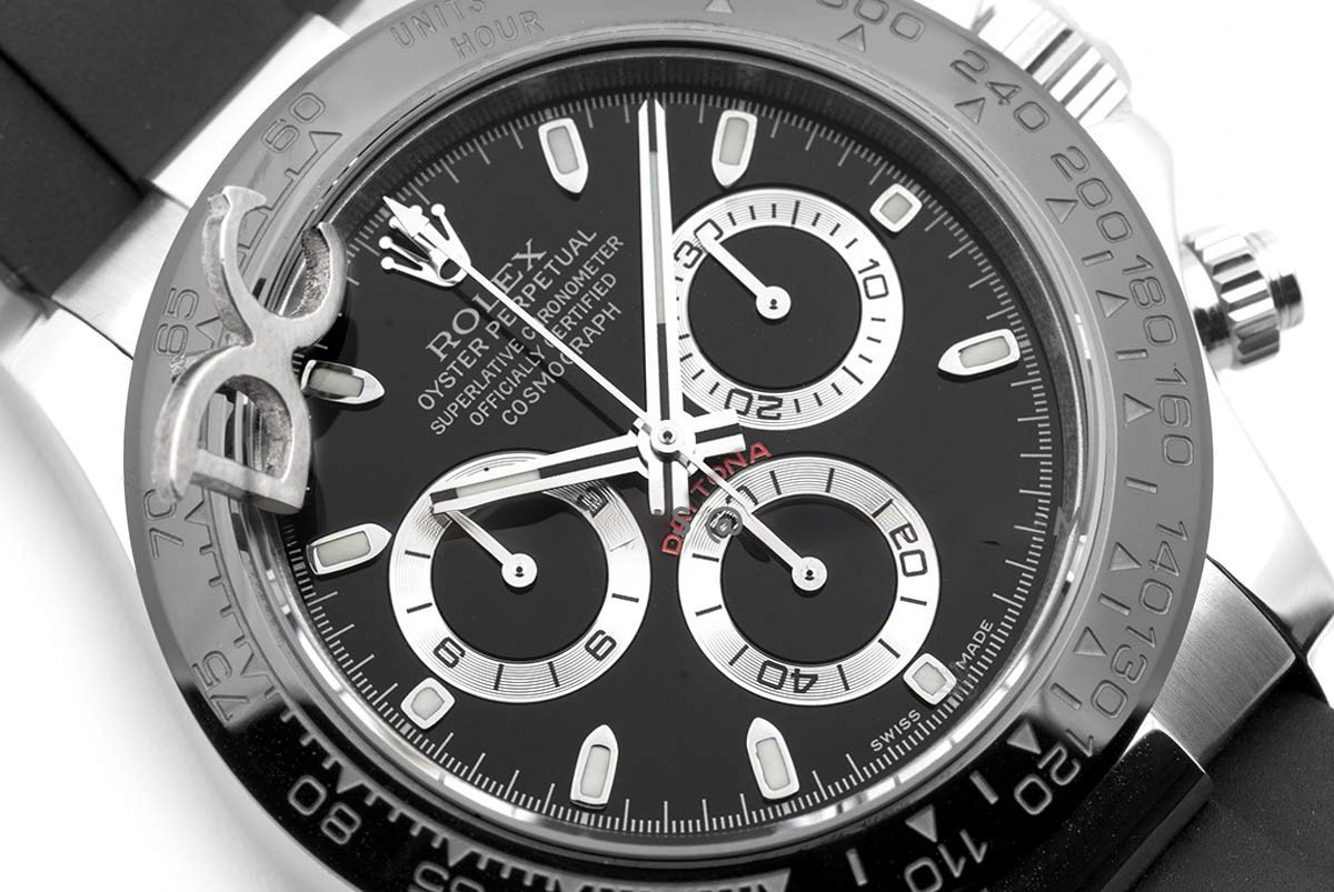Rolex Daytona 116519LN Black Dial in White Gold-fasswatch