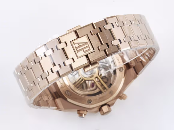 Audemars Piguet Royal Oak Chrono 26240 RG APSF 11 Best Edition Blue Dial on RG Bracelet SA4401 Super Clone-fasswatch