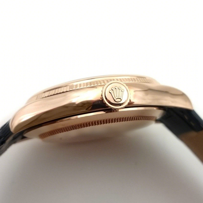 Rolex Cellini Time in Everest Gold 50505 (Black Dial)-fasswatch