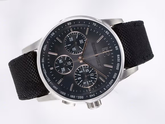 Audemars Piguet Code 11.59 Chrono 26393 SS APPF Best Edition GrayRG Dial on Black Nylon Strap A4401-fasswatch