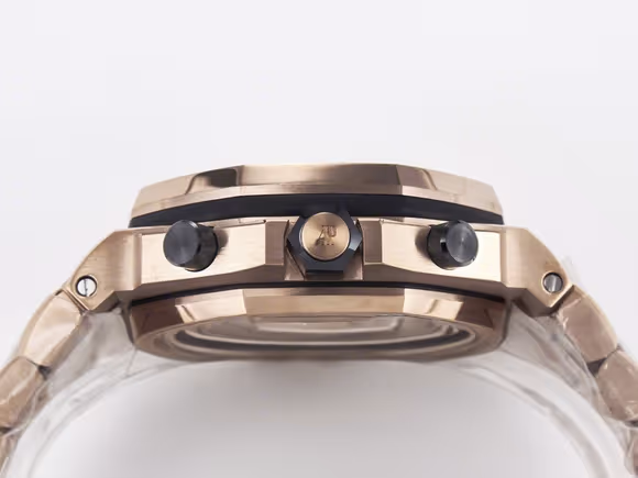 Audemars Piguet Royal Oak Offshore 42mm RG TKF Best Edition Black Dial on RG Bracelet A7750-fasswatch