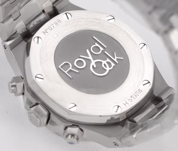 Audemars Piguet Royal Oak Self-Winding Chronograph Grey/Black Dial in Steel-fasswatch