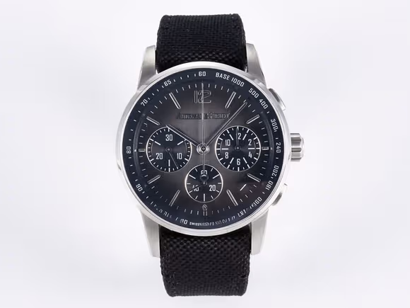 Audemars Piguet Code 11.59 Chrono 26393 SS APPF Best Edition GraySS Dial on Black Nylon Strap A4401-fasswatch