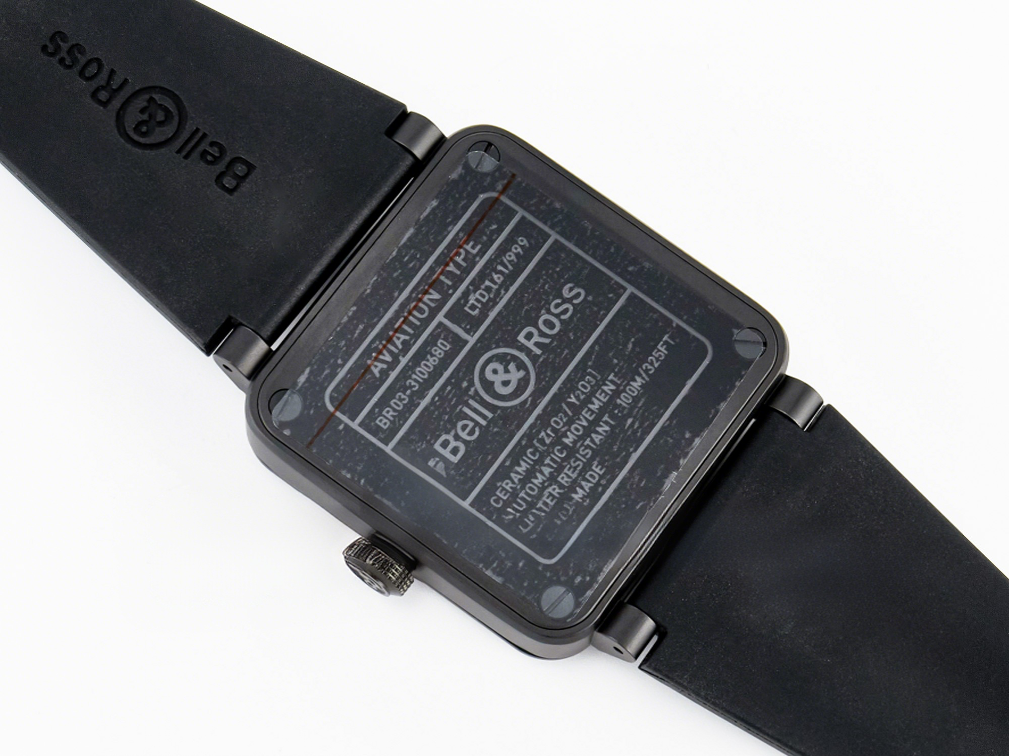 Breitling BR03A Instruments BRF 1:1 Best Edition Black Dial on Black Rubber Strap A2824-fasswatch